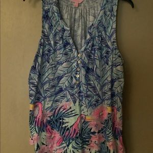 Lilly Pulitzer Essie Top Let’s Mango